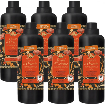 VÝHODNÝ BALÍK 6x TESORI D-ORIENTE Aviváž - Tsubaki and Peony 760ml, 38 praní