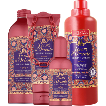 Súprava Tesori d'Oriente Persian Dream - pena do kúpeľa, toaletná voda, aviváž, sprchový gél
