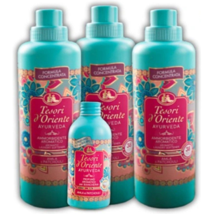 Tesori d'Oriente AYURVEDA set 3 x aviváž + 1 x parfum